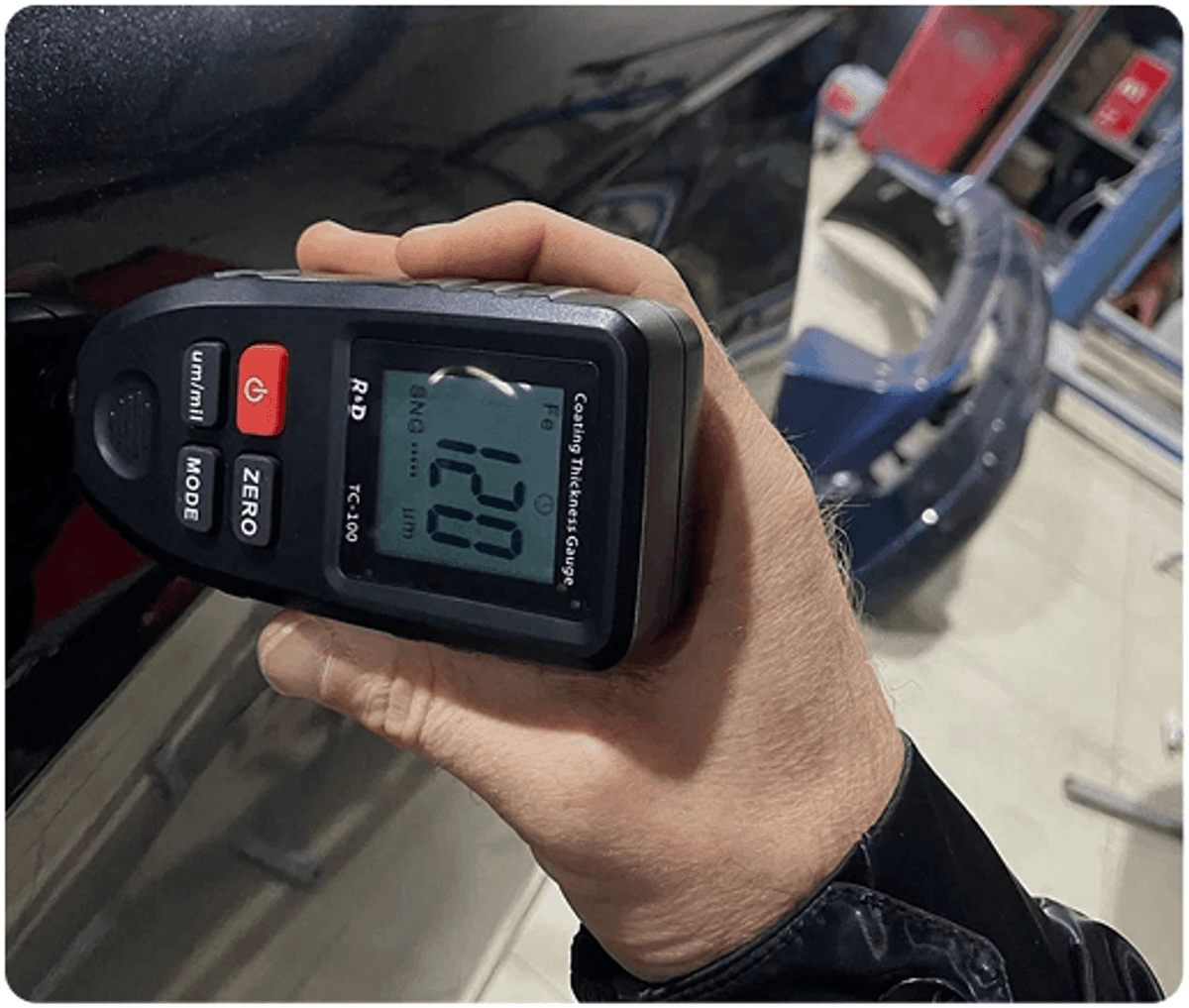 Окраска под 
толщиномер